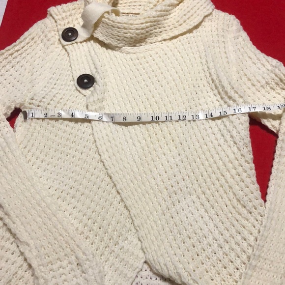 Main strip cowl neck tunic sweater small - Picture 3 of 5